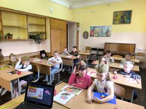 Урок Победы в Школе раннего развития детей "Солнце"